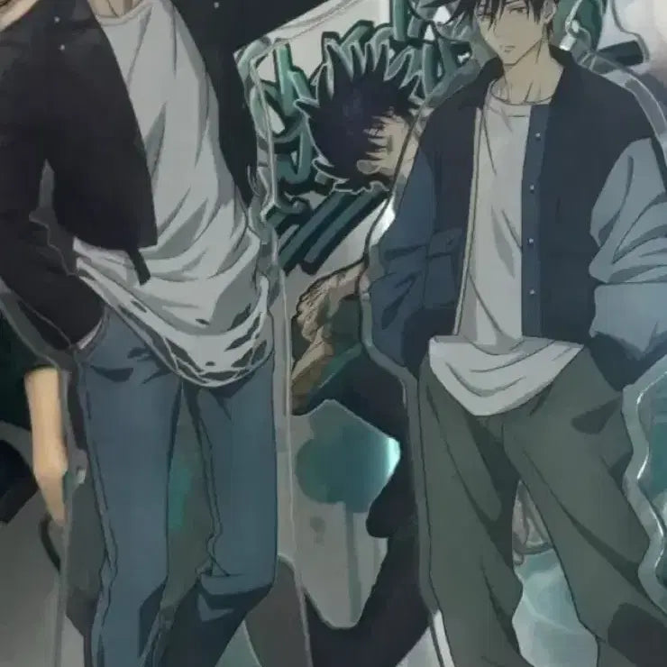 [BUNJANG] Gojo Satoru &amp; Fushiguro Megumi Casual Wear Acrylic Stand / 고죠 사토루 &amp; 후시구로 메구미 사복 아크릴스탠드