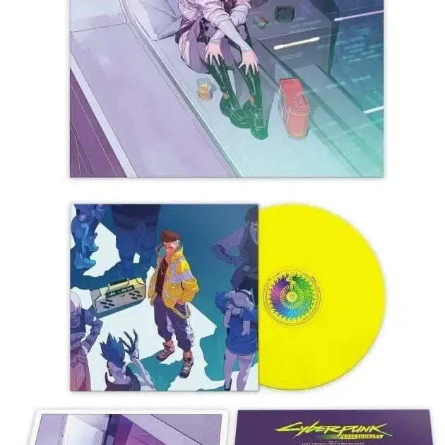 [SOLD OUT] [미개봉] 사이버펑크 엣지러너 LP 2종 일괄 (퍼플 + 옐로우버전)