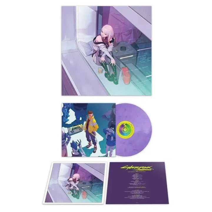 [SOLD OUT] [미개봉] 사이버펑크 엣지러너 LP 2종 일괄 (퍼플 + 옐로우버전)