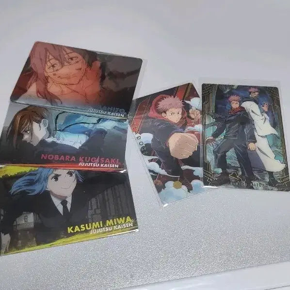 [BUNJANG] Jujutsu Kaisen Photocard Set (Mahito, Nobara, Miwa, Itadori, Sukuna) / 주술회전 포토카드 (마히토, 노바라, 미와, 이타도리)
