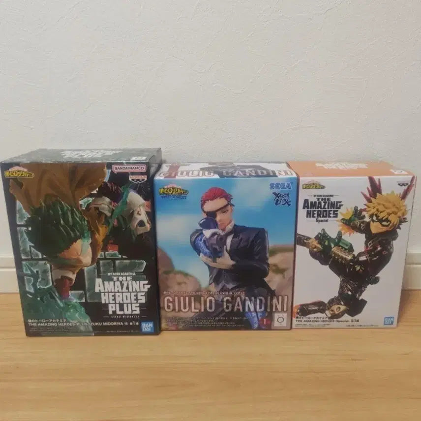 [BUNJANG] My Hero Academia 3 Figure Bundle Set (Midoiya, Julio, Bakugo) / 일괄,미개봉)나히아 피규어 3종 세트