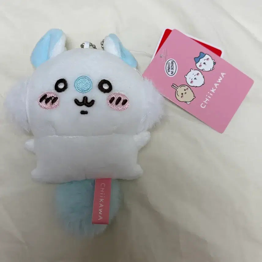 [BUNJANG] Chiikawa Momonga Bean Eye Plush Keyring New / 치이카와 모몽가 콩눈 인형 키링 새상품