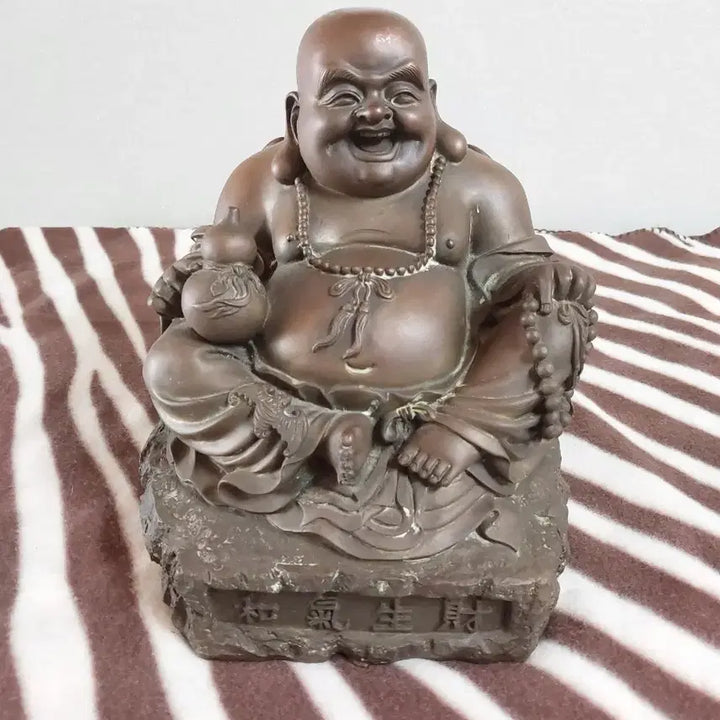 [BUNJANG] Smiling Budai Statue (Brass) / 복을 부르는 웃는 포대화상(황동)
