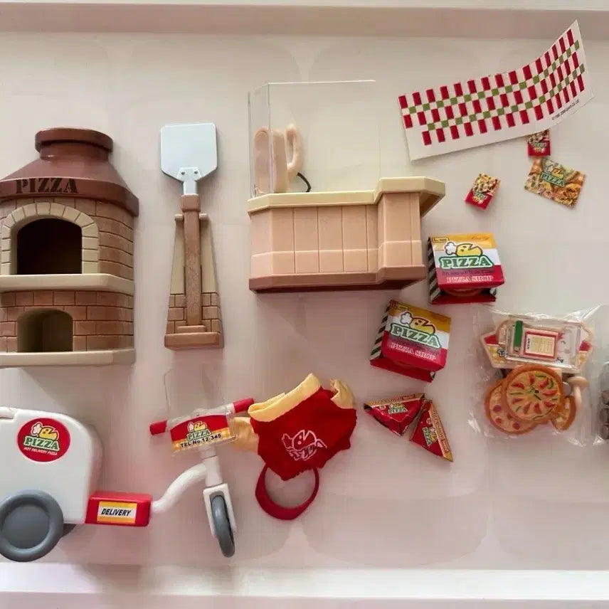 [BUNJANG] Sylvanian Families Old Pizza Parlor Set / 실바니안 올드 피자가게