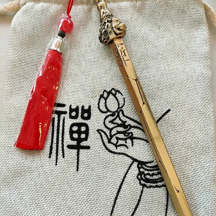 [BUNJANG] Brass Chilseonggeom (Seven Stars Sword) with Bagua and Ursa Major Engraving / 실속형 칠성검 천사검 용호 금목수화토 팔괘  북두칠성 보검