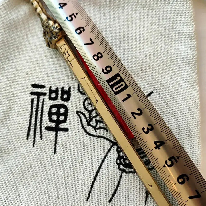 [BUNJANG] Brass Chilseonggeom (Seven Stars Sword) with Bagua and Ursa Major Engraving / 실속형 칠성검 천사검 용호 금목수화토 팔괘  북두칠성 보검