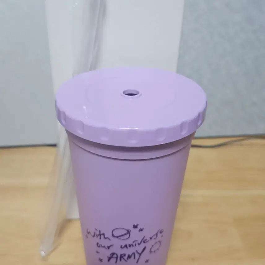 [BUNJANG] BTS ARMY Purple Tumbler / 방탄소년단 ARMY 보라색 텀블러