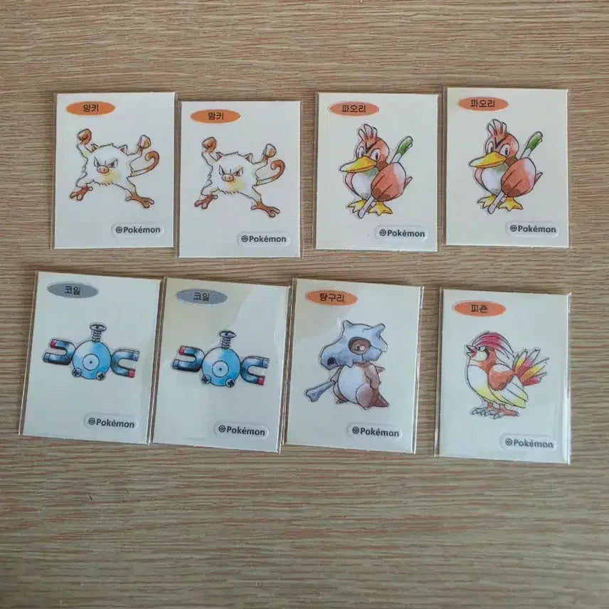 [BUNJANG] Pokemon Artwork Ttibusil Sticker / (사진수정)[오염/기름] 포켓몬 아트워크 띠부씰