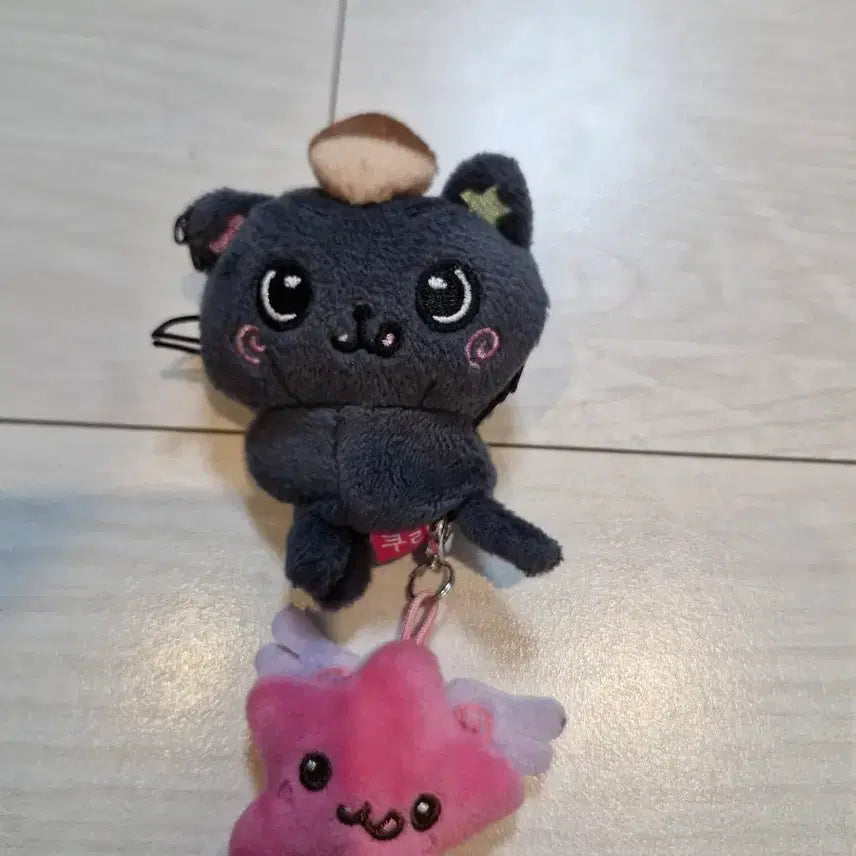[BUNJANG] Mini Doll Kuri Cat Plush Keychain / 미니돌 쿠리