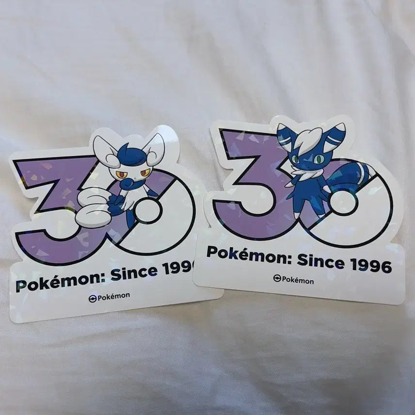 [BUNJANG] Pokemon 30th Anniversary Nyaonix Random Sticker Set (Male/Female) / 포켓몬스터 포켓몬 30주년 기념 랜덤 스티커 냐오닉스 암컷 수컷 일괄