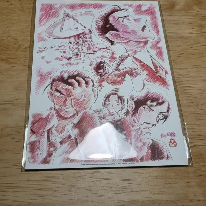[BUNJANG] Detective Conan "The Phantom of the Crimson Mirror" A5 Illustration Board (Sealed) / 네고가능, 미개봉 명탐정 코난 척안의 잔상 A5 일러스트 보드