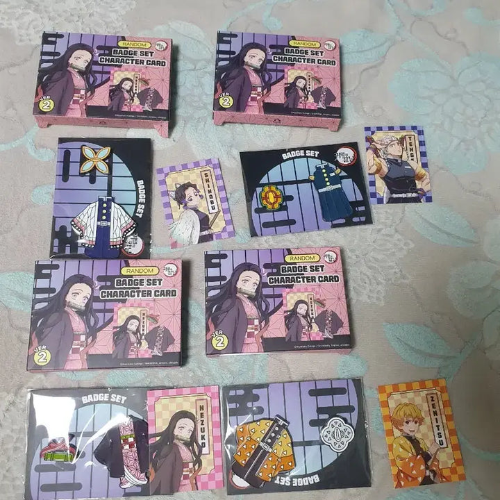 [BUNJANG] Demon Slayer CGV Badge Set / CGV 귀멸의 칼날 뱃지