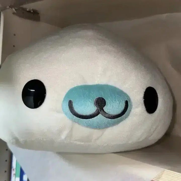 [BUNJANG] Mamegoma Shirogoma Large Plush Button Eyes / 마메고마 시로고마 대형 인형 단추눈 고전