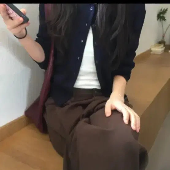 [BUNJANG] Astyle Summer Ribbed Cardigan / 에이블리 여름 골지 가디건