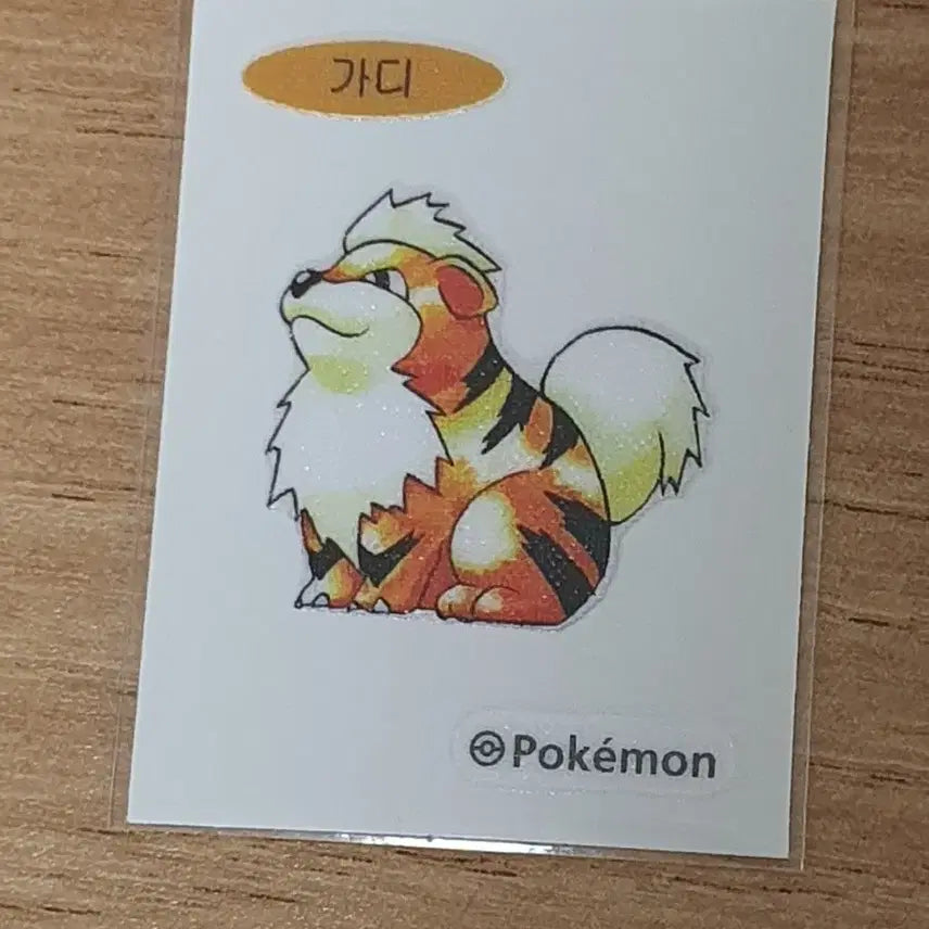 [BUNJANG] Pokemon 30th Anniversary Sticker Gardie / 포켓몬 30주년 띠부씰 가디