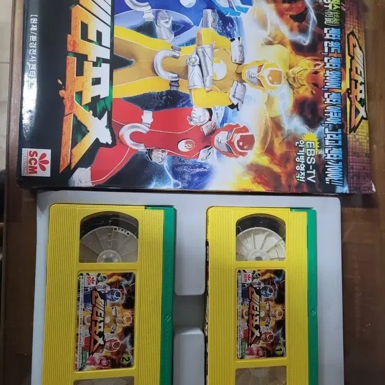 [BUNJANG] Environment Warrior Zentaphors VHS Set (Upper &amp; Lower Parts) - New / 비디오테이프 젠타포스 상하편 2장세트 신품