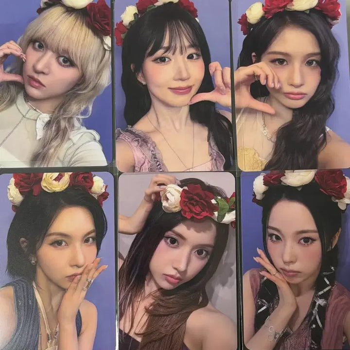 [BUNJANG] NMIXX Rose Crown Ver. Photocard (POB) / 엔믹스 미공포 장미화관ver.