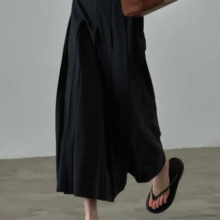 [BUNJANG] Facade Pattern Summer Wool Pleats Long Skirt XS / 파사드패턴 썸머울 플리츠 롱스커트 xs