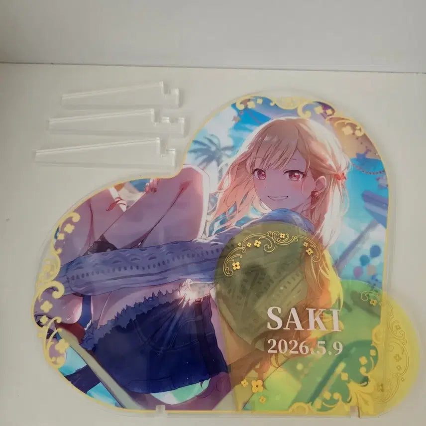 [BUNJANG] Project Sekai Tenma Saki Happycomi Birthday Lottery Heart Acrylic Panel / 프세카 프로세카 텐마 사키 하피코레 생일쿠지 하트 페스 아크릴패널