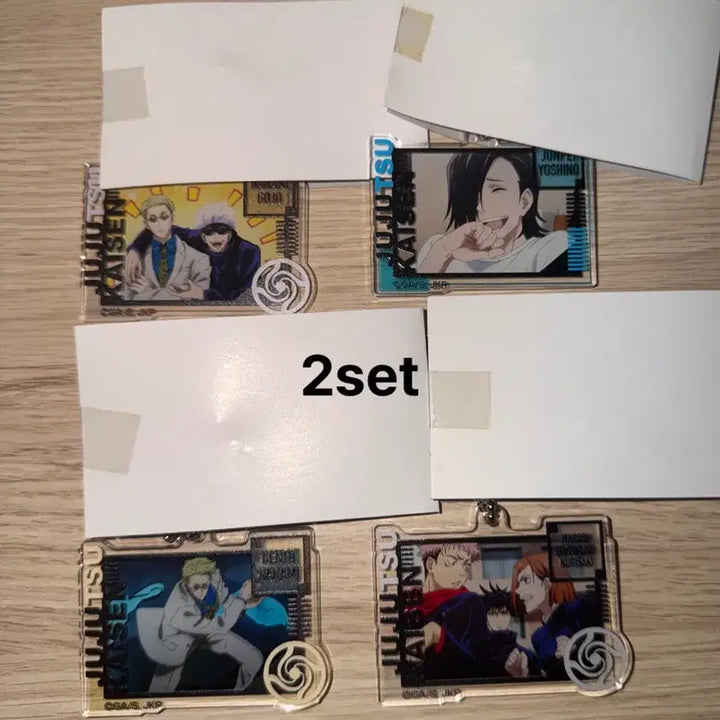 [BUNJANG] Jujutsu Kaisen Gojo Satoru, Nanami Kento, Yoshino Junpei Acrylic Keyring Bundle Set / [일괄]주술회전 고죠 사토루, 나나미 켄토, 요시노 준페이 아크릴 키링