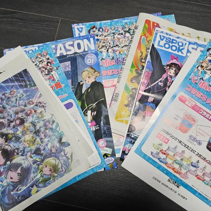 [BUNJANG] Vspo Collaboration Cafe &amp; Festival Goods Bundle Set / 브이스포 콜라보 카페+페스 굿즈 일괄판매