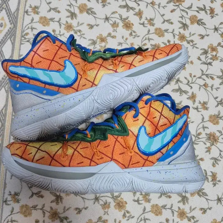[BUNJANG] Nike Kyrie 5 SpongeBob Shoes / 카이리 5 스폰지밥 275