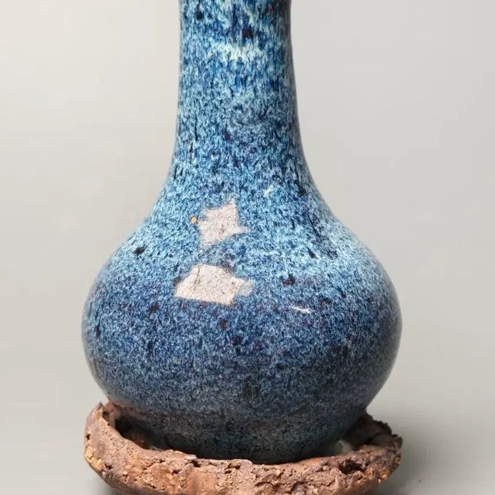 [BUNJANG] Geum Song Dae Celadon Porcelain Small Vase with Kiln Spur / 금송대 갑발이 붙은 군요자기 소호병 중국도자기 골동품 고미술품 수집품