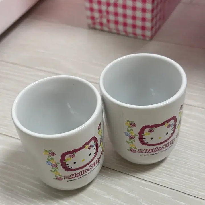 [BUNJANG] Classic Rose Kitty Cup Set / (새상품) 고전 장미키티 컵세트