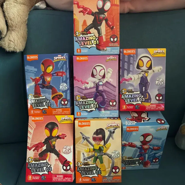 [BUNJANG] Bloakey Spider-Man Bundle Set (Sealed) / 블로키 스파이더맨 미개봉 일괄 택포