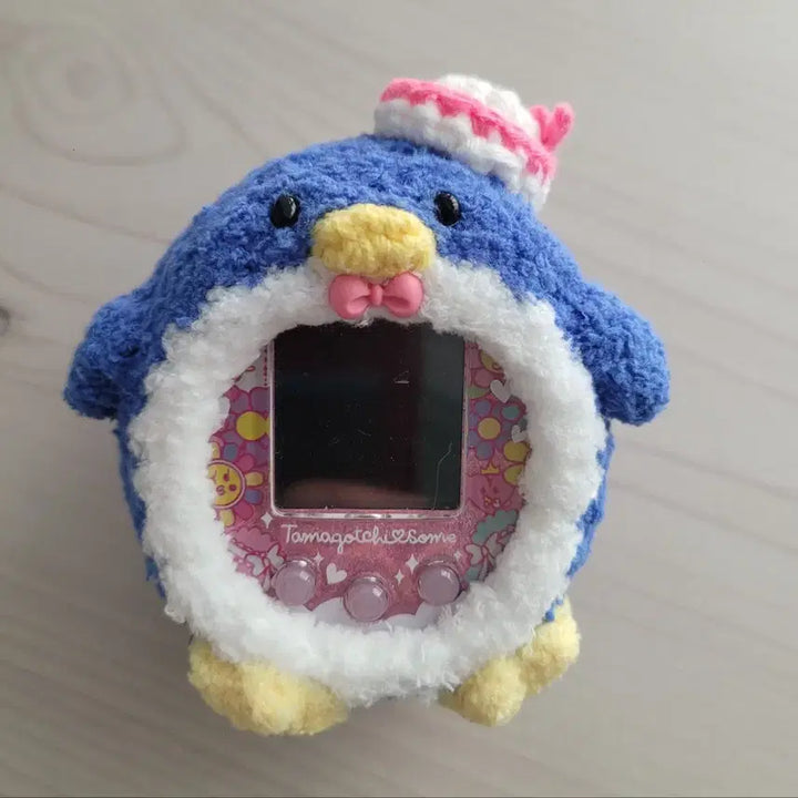 [BUNJANG] Tamagotchi Tuxedo Cat Case / 다마고치 턱시도샘 케이스