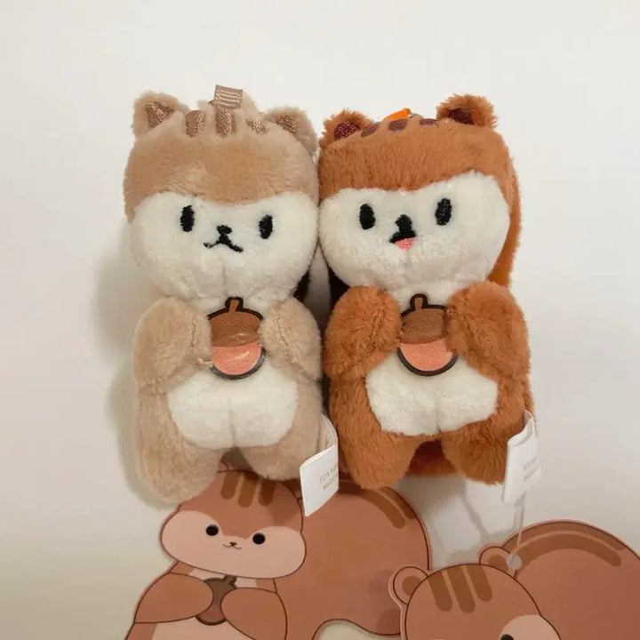 [BUNJANG] BTS J-hope Corimori Squirrel Keychain Set / BTS 방탄소년단 J-hope 제이홉 키링 코리모리 다람쥐 방탄