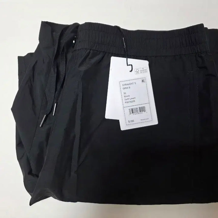 [BUNJANG] Theory Soft Lawn Drawstring Shorts Black / 띠어리 Soft Lawn 드로스트링 쇼츠  32 블랙 정가 36만원