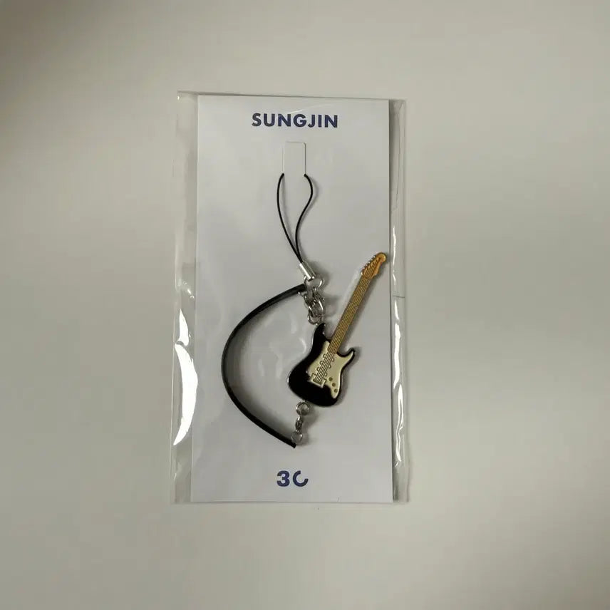 [BUNJANG] Day6 Sungjin Guitar Strap Keychain (Sealed) / 데이식스 성진 기타 스트랩 키링 미개봉 원가이하