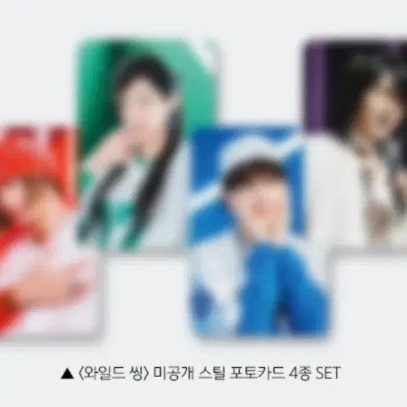 [BUNJANG] Wild Thing Photocard Set (4 types) / 와일드씽 포토카드4종 판매