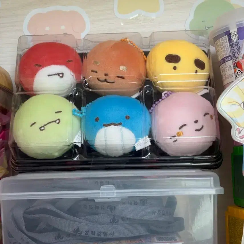 [BUNJANG] Latte Pixel Pie Mochi Doll Keychain / 잠뜰 찹쌀떡 인형키링