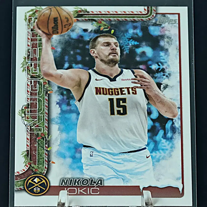[BUNJANG] Nikola Jokic Trading Cards Lot (1 Holiday Variation SSP, 1 8-Bit Player) / 니콜라 요키치 카드 2장 Lot (SSP 1장 포함)