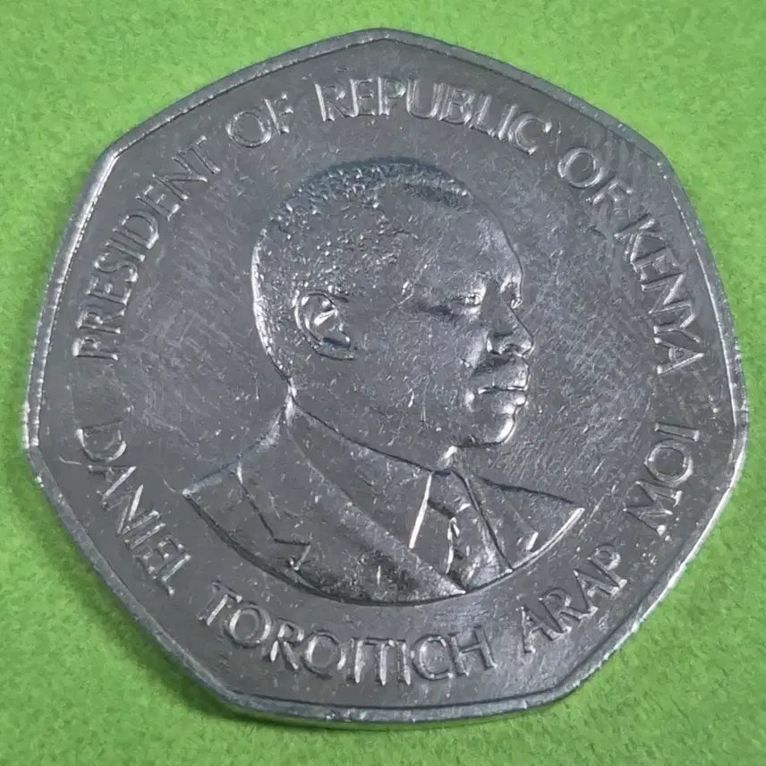[BUNJANG] 1985 Kenya 5 Shilling Coin / [대형]1985 케냐 5실링 동전 M3234