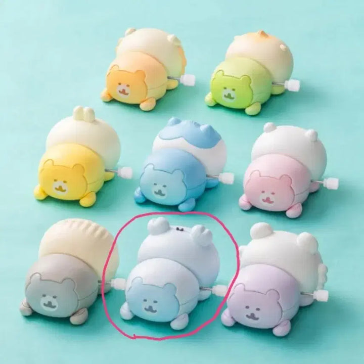 [BUNJANG] Baby Chiikawa Wind-up Moving Figure Toy - Kani / [미사용] 베이비 치이카와 먼작귀 태엽 움직이는 피규어 장난감-카니