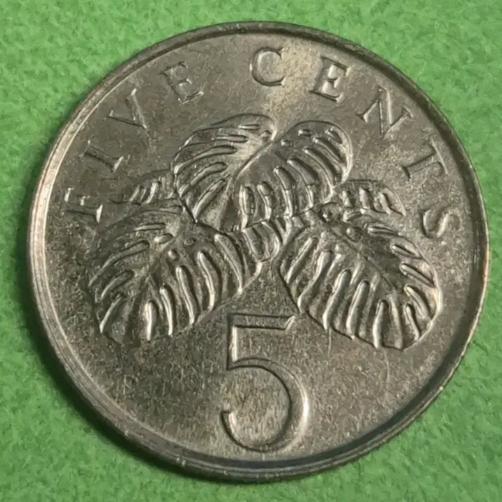 [BUNJANG] 1995 Singapore 5 Cent Coin / 1995 싱가포르 5센트 동전 M3236