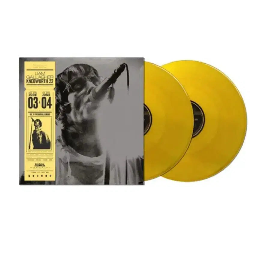 [BUNJANG] Liam Gallagher Knebworth 22 Live LP Vinyl Yellow Edition / 리암 갤러거 Knebworth 라이브 LP 바이닐 옐로우반