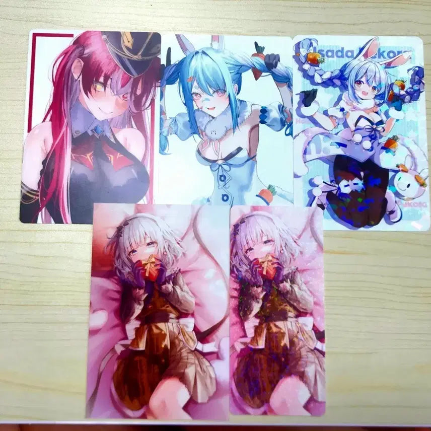 [BUNJANG] Hololive Postcard 5 Types Bundle Set / 홀로라이브 엽서 5종 일괄 판매