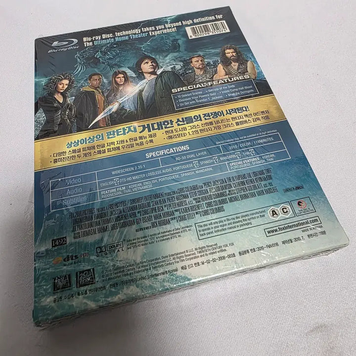 [BUNJANG] Percy Jackson &amp; The Olympians: The Lightning Thief Blu-ray / (블루레이) BD 퍼시 잭슨과 번개도둑 중고