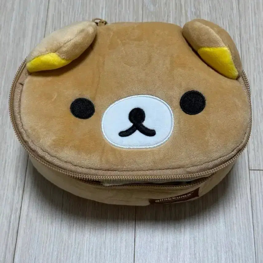 [BUNJANG] Rilakkuma &amp; Korilakkuma Pouch Makeup Organizer Set / 리락쿠마 코리락쿠마 파우치 화장품 정리함