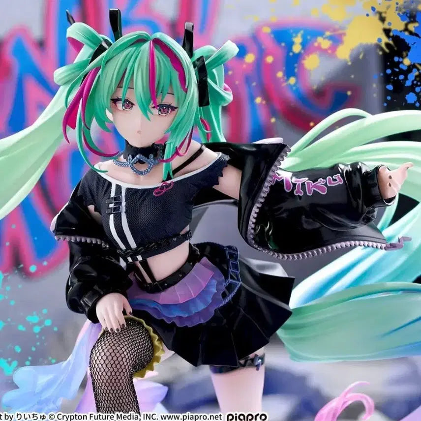 [BUNJANG] Sega Figure-ism Hatsune Miku Punk Figure (Sealed) / [미개봉]세가 피규어리즘 하츠네 미쿠 펑크 punk 피규어