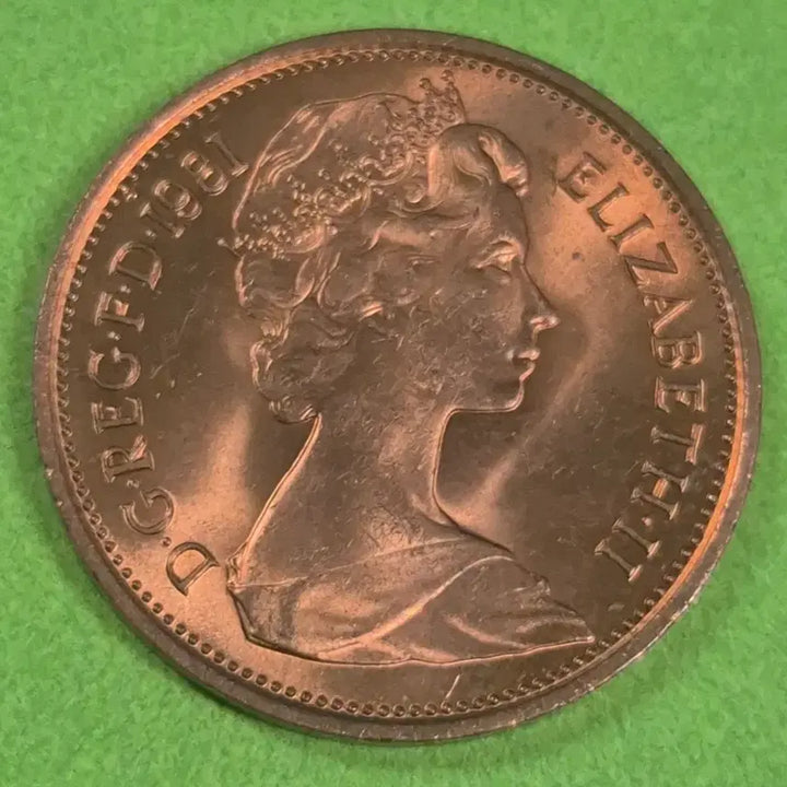 [BUNJANG] 1981 United Kingdom 2 Pence Coin / 1981 영국 2펜스 동전 M3248
