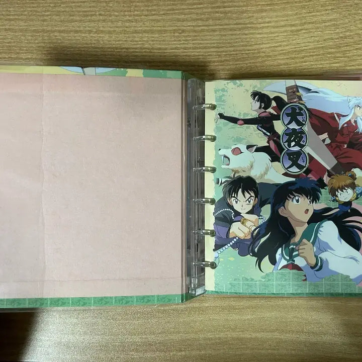[BUNJANG] Inuyasha Classic Stationery Diary with Vinyl Cover / 이누야샤 다이어리 고전 문구 [비닐 커버 있는 버전]