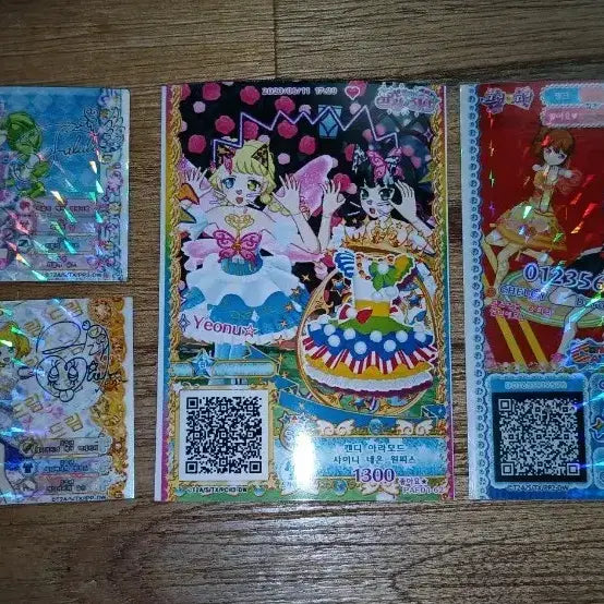 [BUNJANG] PriPara Card Set (4 Cards) / 프리파라 카드 4장
