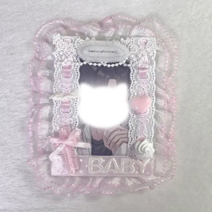 [BUNJANG] Baby Boo Lace Photocard Holder / 베이비부 레이스 포카홀더 양도