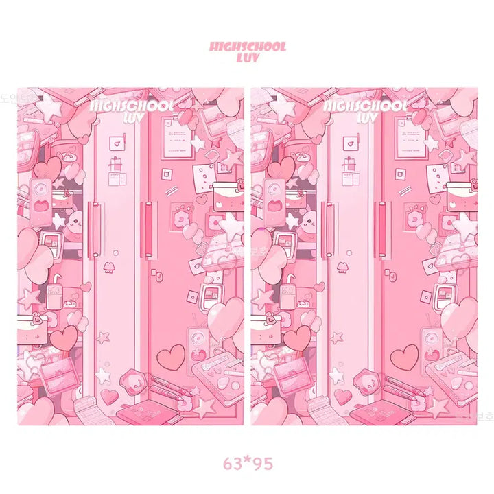 [BUNJANG] High School Love Binder Insert Sleeves &amp; Backing Paper / 하이스쿨러브 바인더 대지 포카 포장 하드슬리브 뒷대지 처분