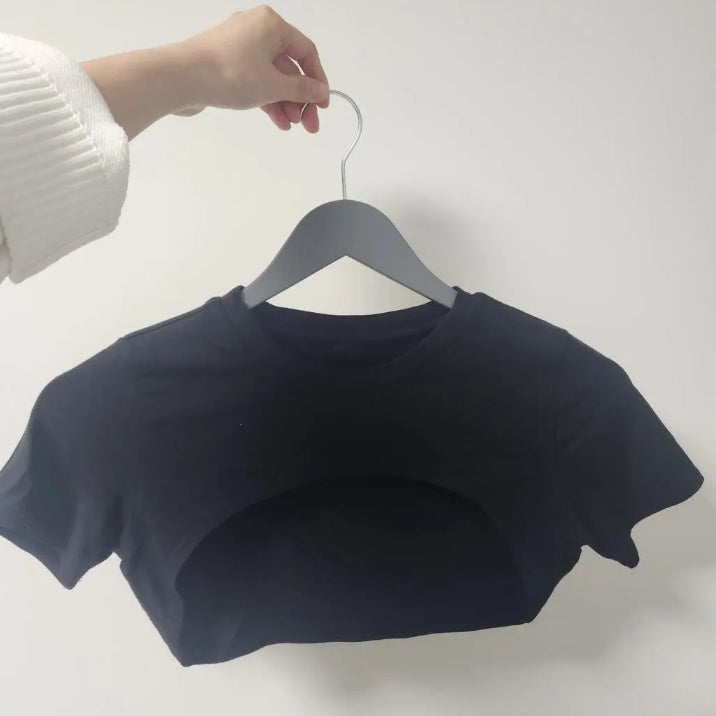 [BUNJANG] Black Bolero Cover-up + Bralette Set / [착샷] 블랙 볼레로 커버업 + 브라탑